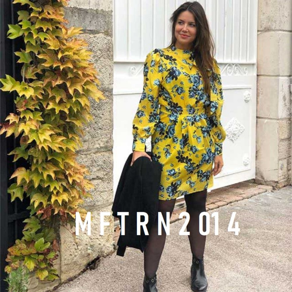 ZARA Floral Print Mini Dress with Tie* - Picture 8 of 15